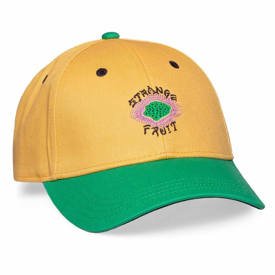 Grimey Strange Fruit Yellow Curved Visor Cap - Spring 2021 Collection
