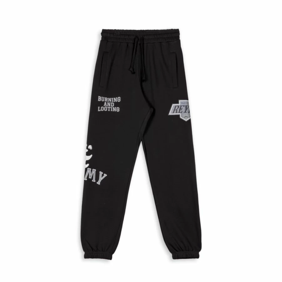 Grimey Panic Sweatpant - Black Men's Joggers Casual Trousers SS24 Collection