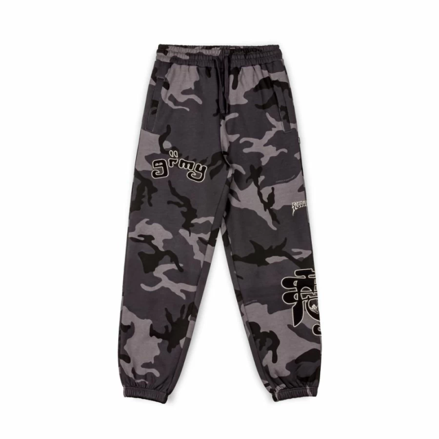 Grimey Panalon Chandal All Over Print Tusker Temple Hoodie - Black - Fall Winter 2023 Collection