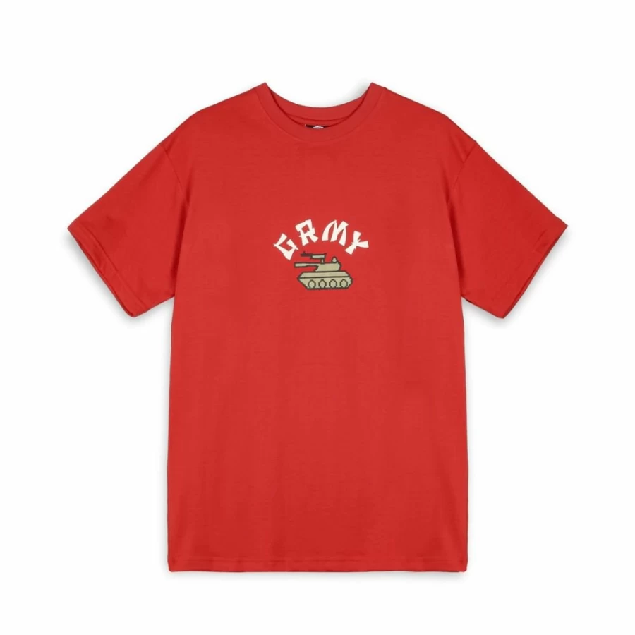 Grimey The Move On Over Lucky Dragon Graphic T-Shirt - Red - Spring Summer 2024 Collection