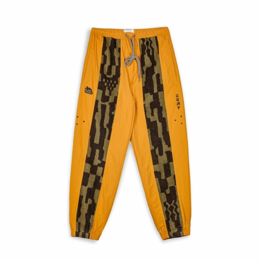 Grimey Lucky Dragon Jacquard Sweatpants - Mustard Color - SS24 Collection