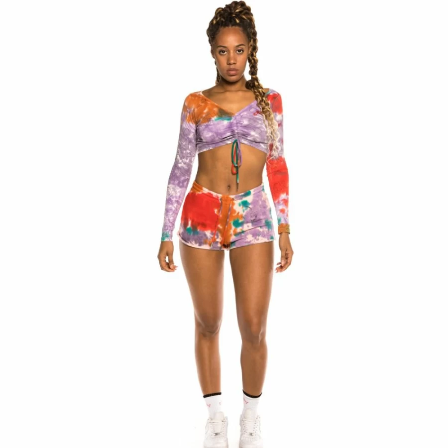 Grimey Liveution Tie Dye Shorts and Top Set - Spring 2021 Collection