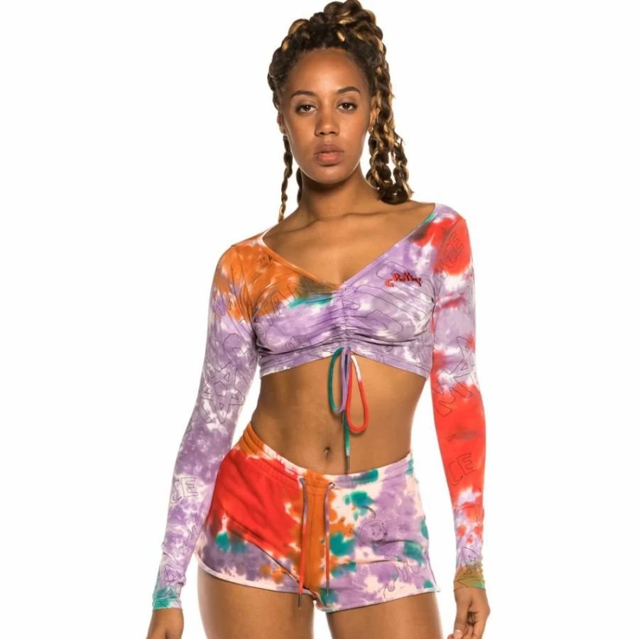 Grimey Liveution Tie Dye Shorts and Top Set - Spring 2021 Collection