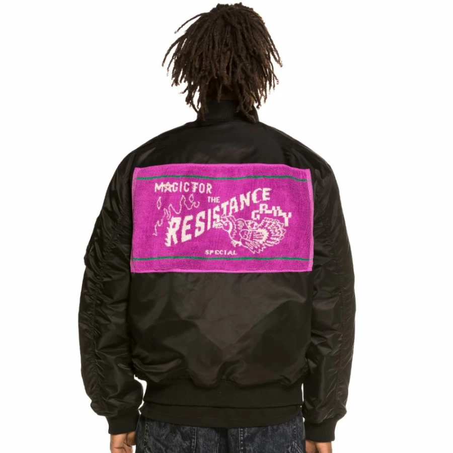 Grimey Reversible Bomber Jacket - Black Spring 2021 "Liveution" Edition