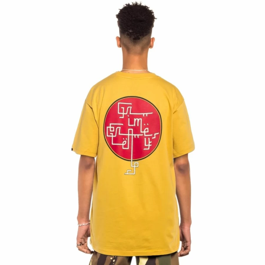 Grimey "Glorified" Mustard Graphic T-Shirt - Spring 2022 Collection