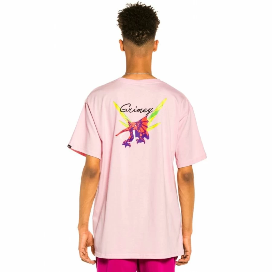Grimey "The Dawn" Pink T-Shirt - Summer 2022 Collection - Casual Cotton Tee