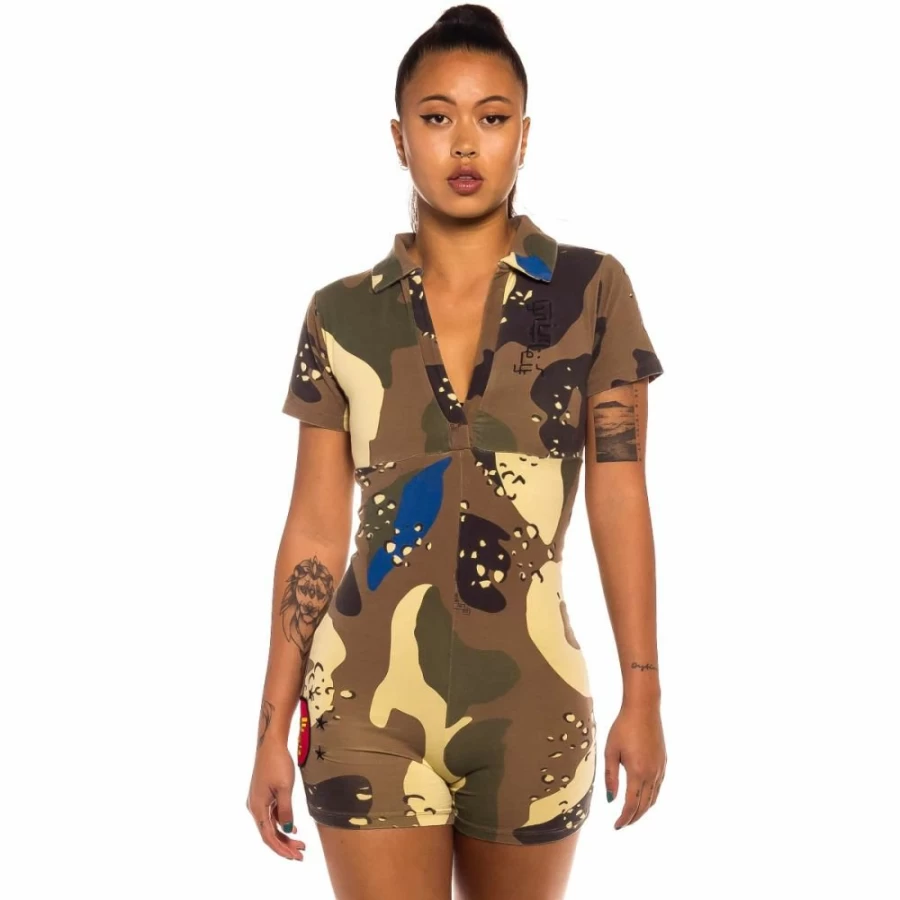 Grimey Camo Jumpsuit - Glorified Style - Spring 2022 Collection