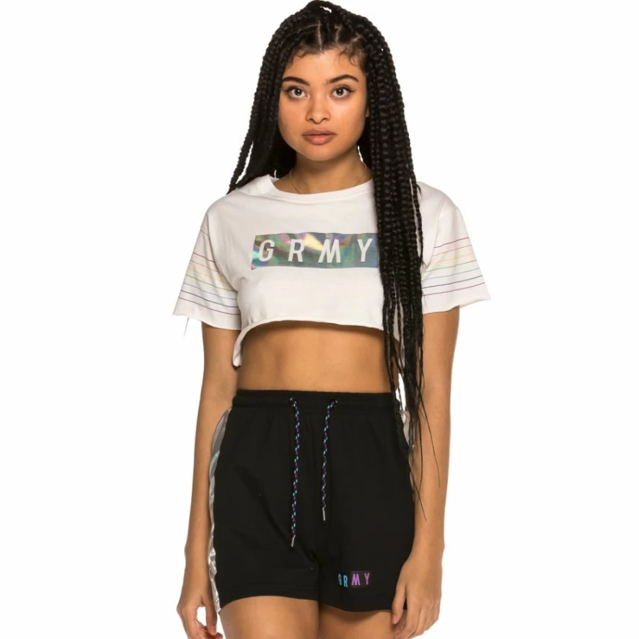 Grimey White Planet Girl Crop Top | SS19 Fashion Trendy Women's T-Shirt