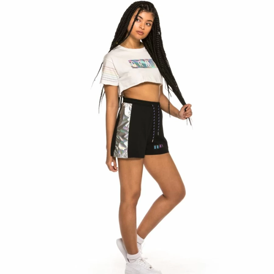Grimey White Planet Girl Crop Top | SS19 Fashion Trendy Women's T-Shirt