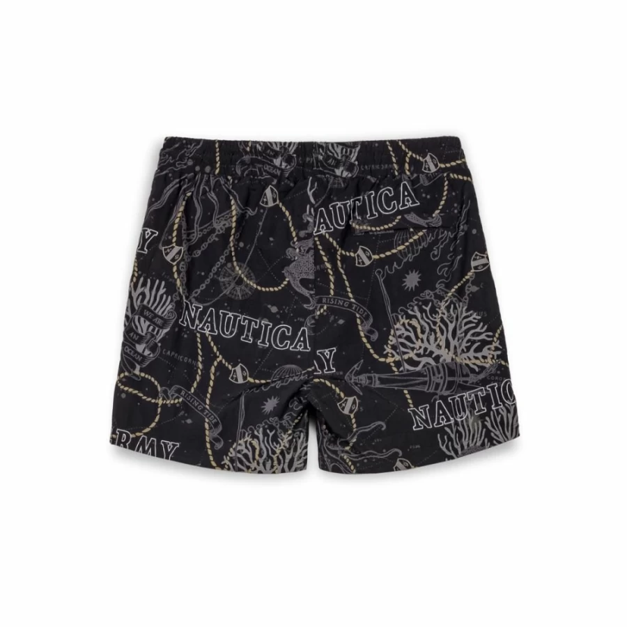 Grimey Mighty Harmonist Nautica Short Pants - Black - SS24 Collection