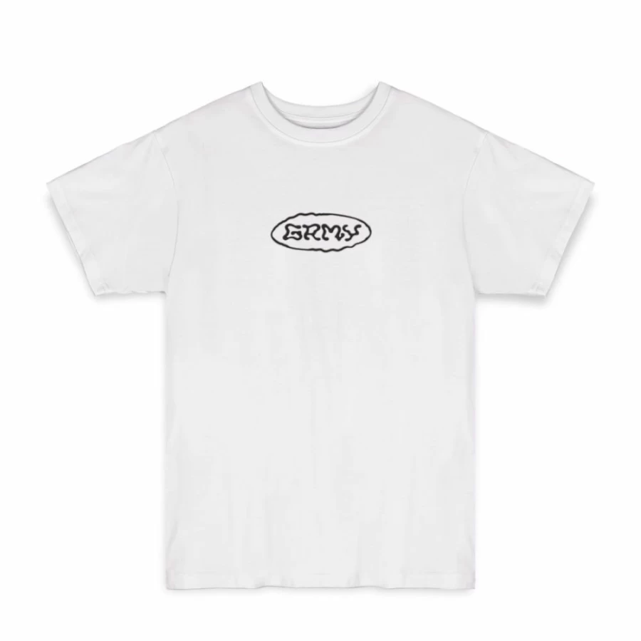 Grimey Ufollow White T-Shirt - Spring 2023 Collection - Casual Cotton Tee