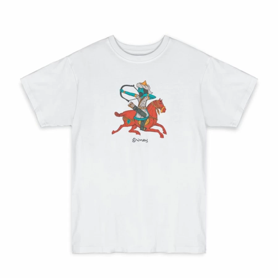 Grimey The Clout Regular White T-Shirt - Spring 2023 Collection - Casual Cotton Tee