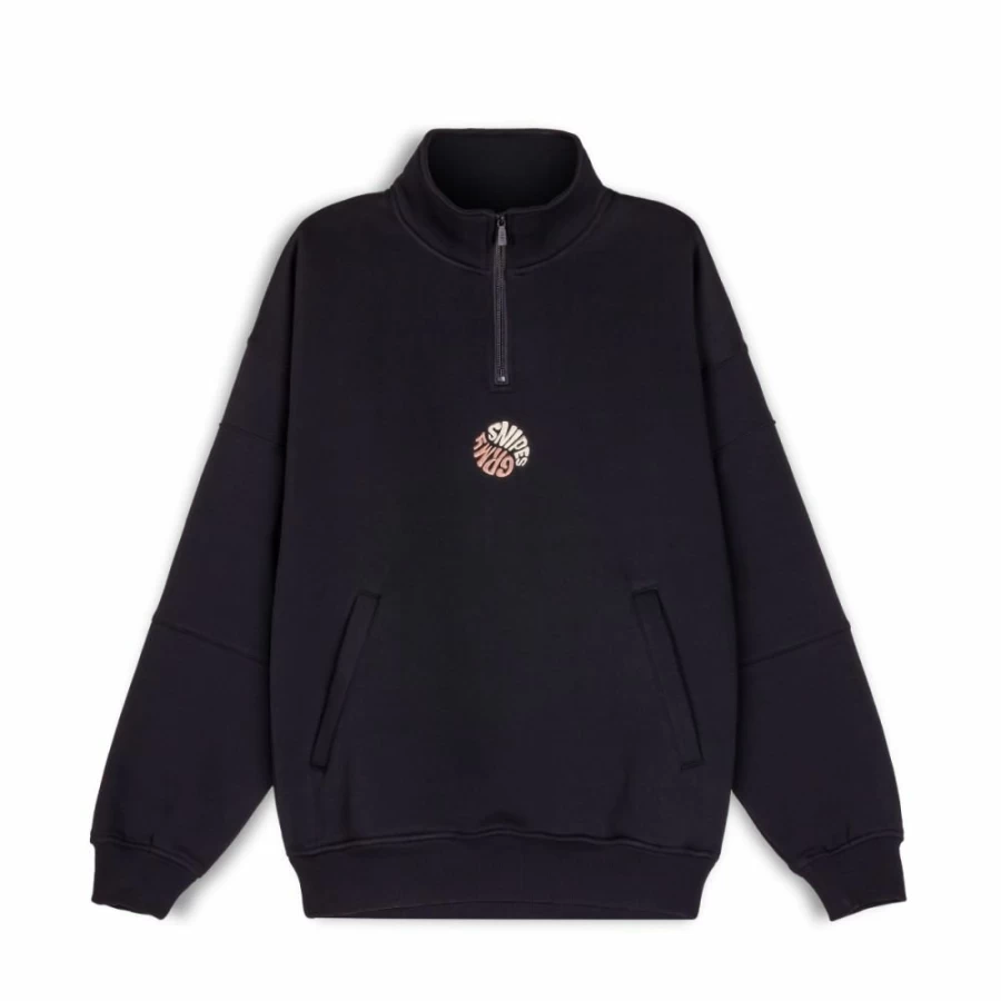 Grimey High Neck Snipes X True Roots Sweatshirt - Black - Fall 2022 Collection
