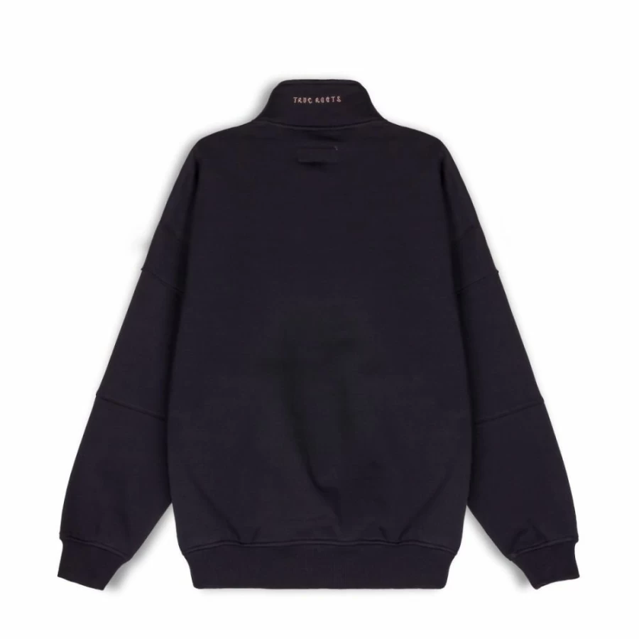 Grimey High Neck Snipes X True Roots Sweatshirt - Black - Fall 2022 Collection
