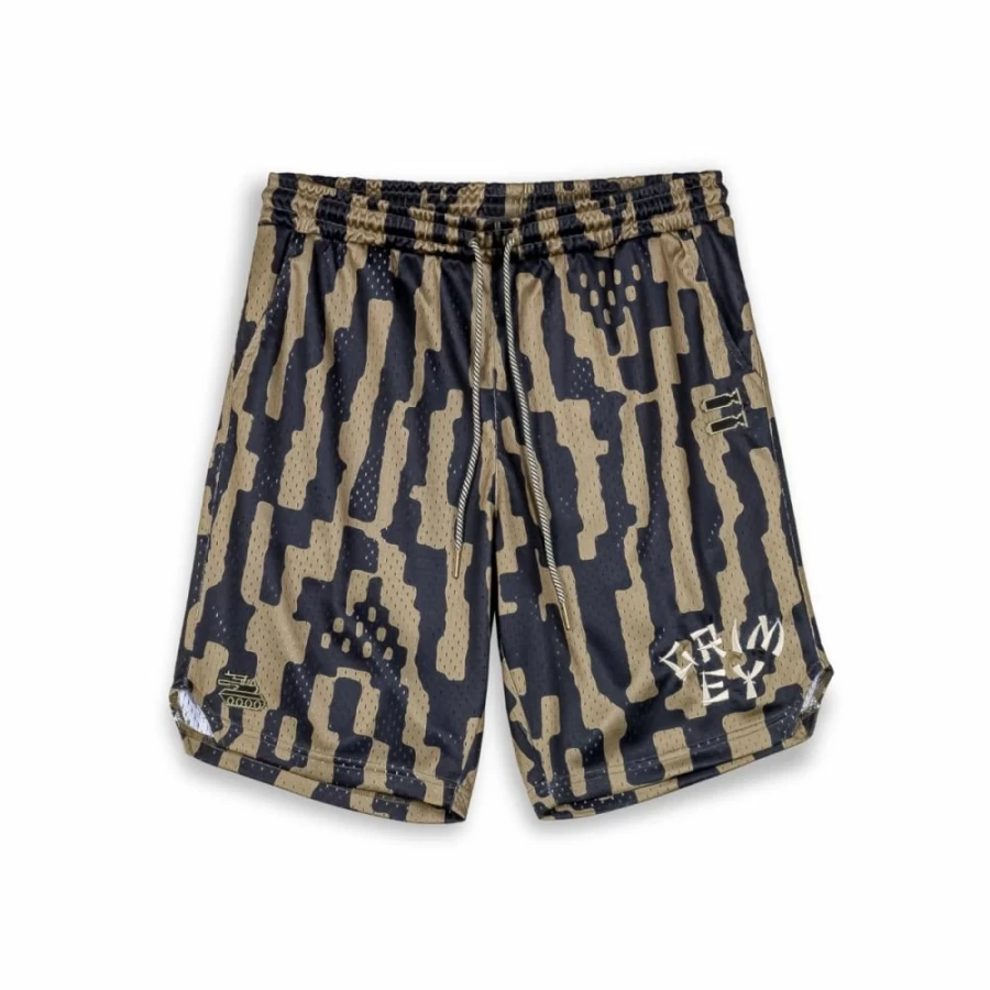 Grimey Lucky Dragon Mesh Basketball Shorts - Green - SS24 Collection