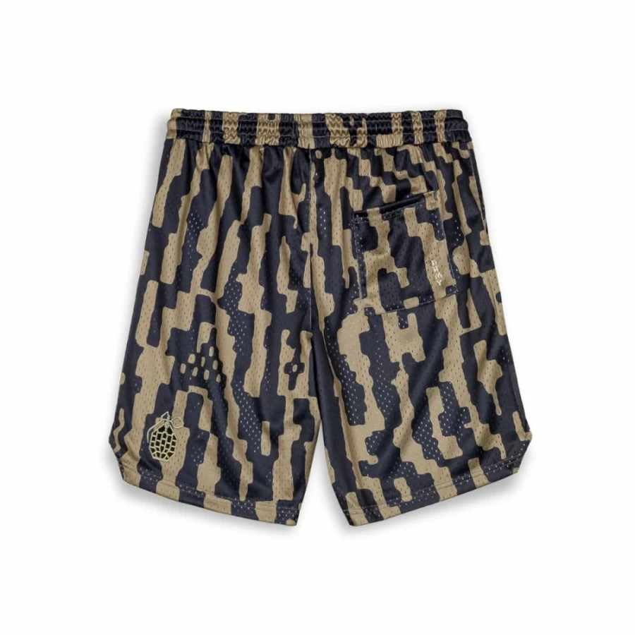 Grimey Lucky Dragon Mesh Basketball Shorts - Green - SS24 Collection