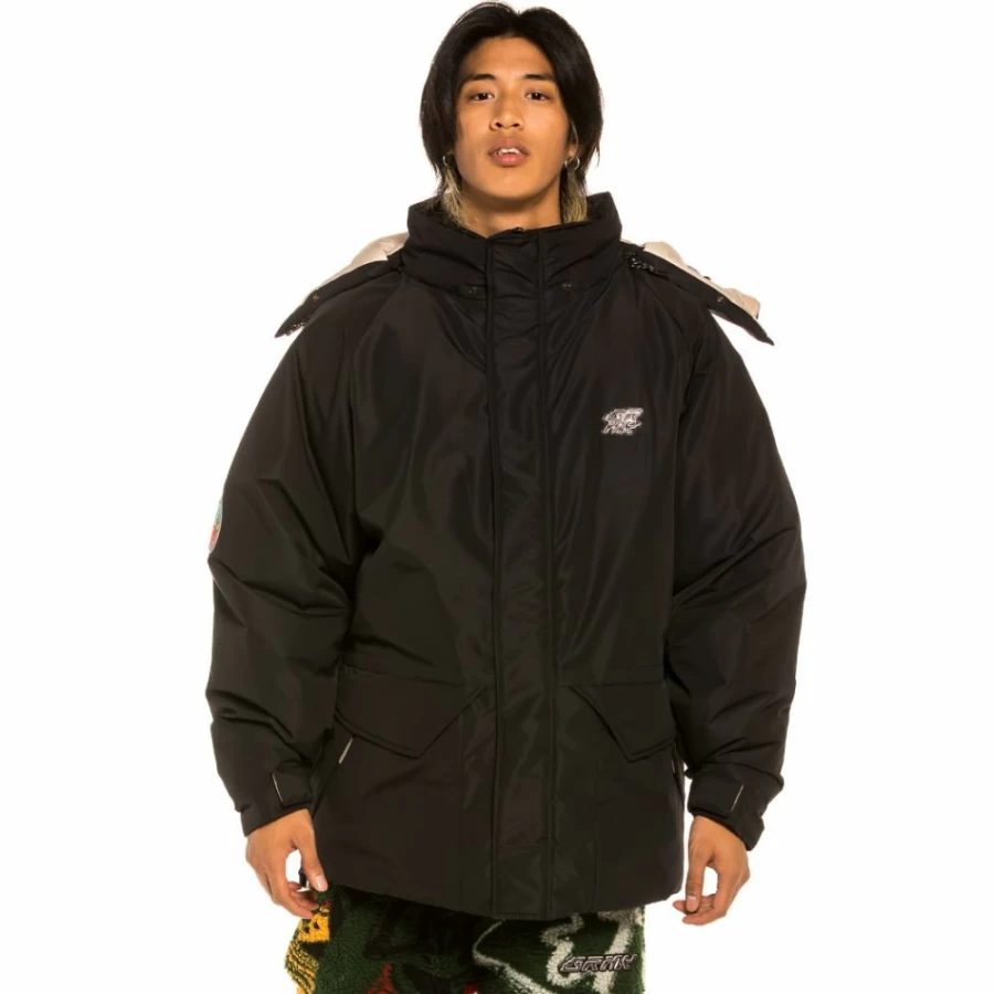 Grimey Black "Space Lady" Parka Coat - Winter 2021 Outerwear