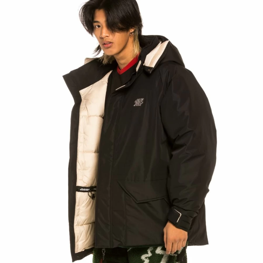 Grimey Black "Space Lady" Parka Coat - Winter 2021 Outerwear