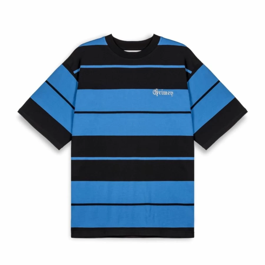 Grimey Oversized Panic Graphic T-Shirt - Blue - Streetwear Essential SS24