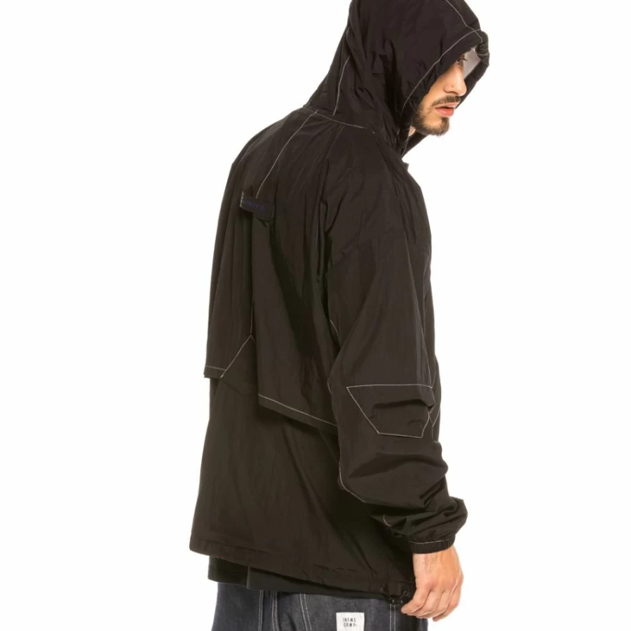 Grimey Dulce FW20 Waterproof Raincoat for Men & Women - Black Outdoor Jacket
