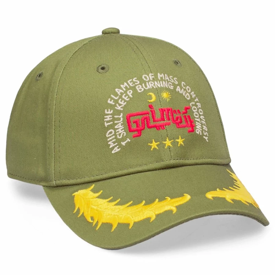 Grimey Glorified Green Curved Visor Baseball Cap - Spring 2022 Collection