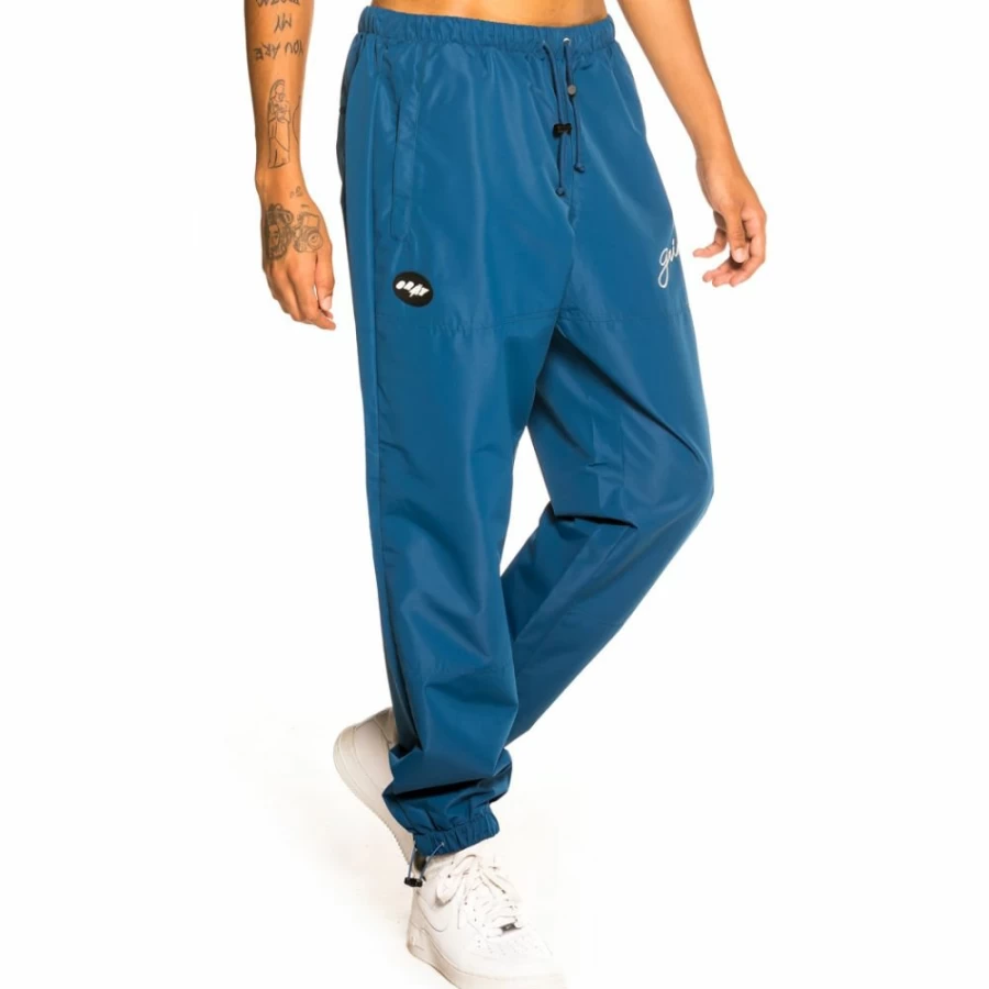 Grimey Martinica Fact Track Pants for Men - Navy Blue Athletic Joggers - Fall 2021 Collection