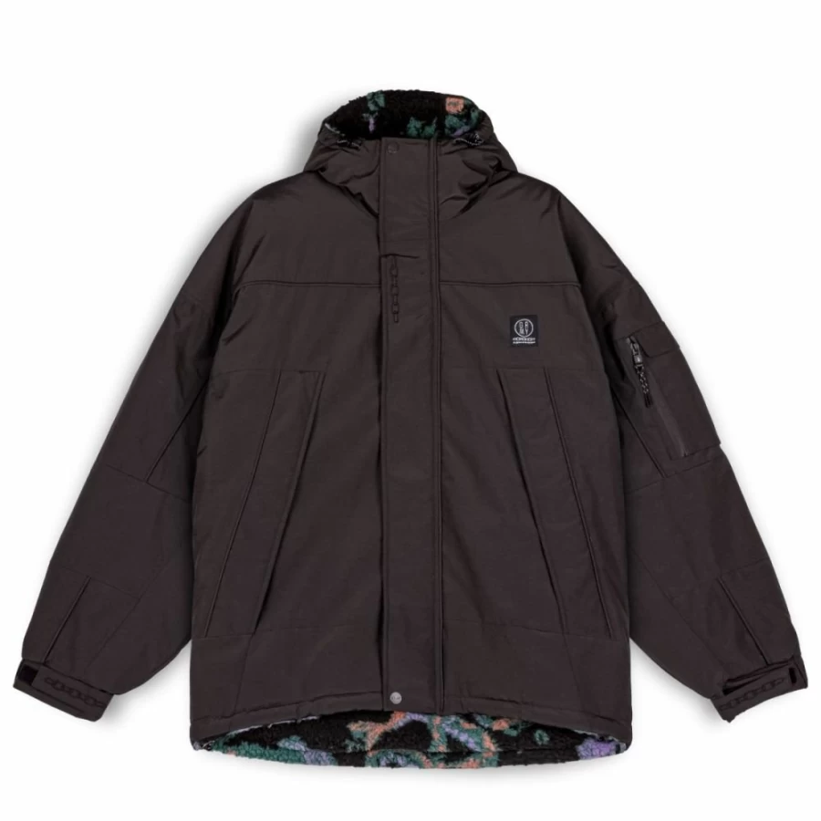 Grimey Lost Boys Black Jacket - Winter 2022 Coat - Grimey Brand Outerwear