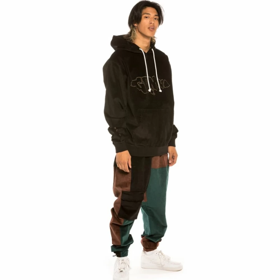 Grimey Black Corduroy "Aged Rum" Hoodie - Winter 2021 Collection