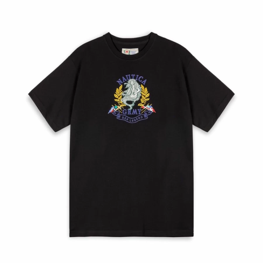 Grimey The Sea Legend Nautica X Grmy Black T-Shirt - SS24 Collection
