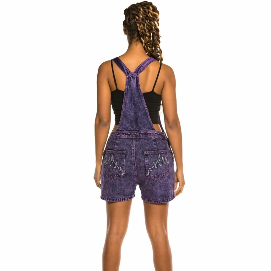 Grimey Purple Denim Overall "Liveution" - Spring 2021 Fashion Trend