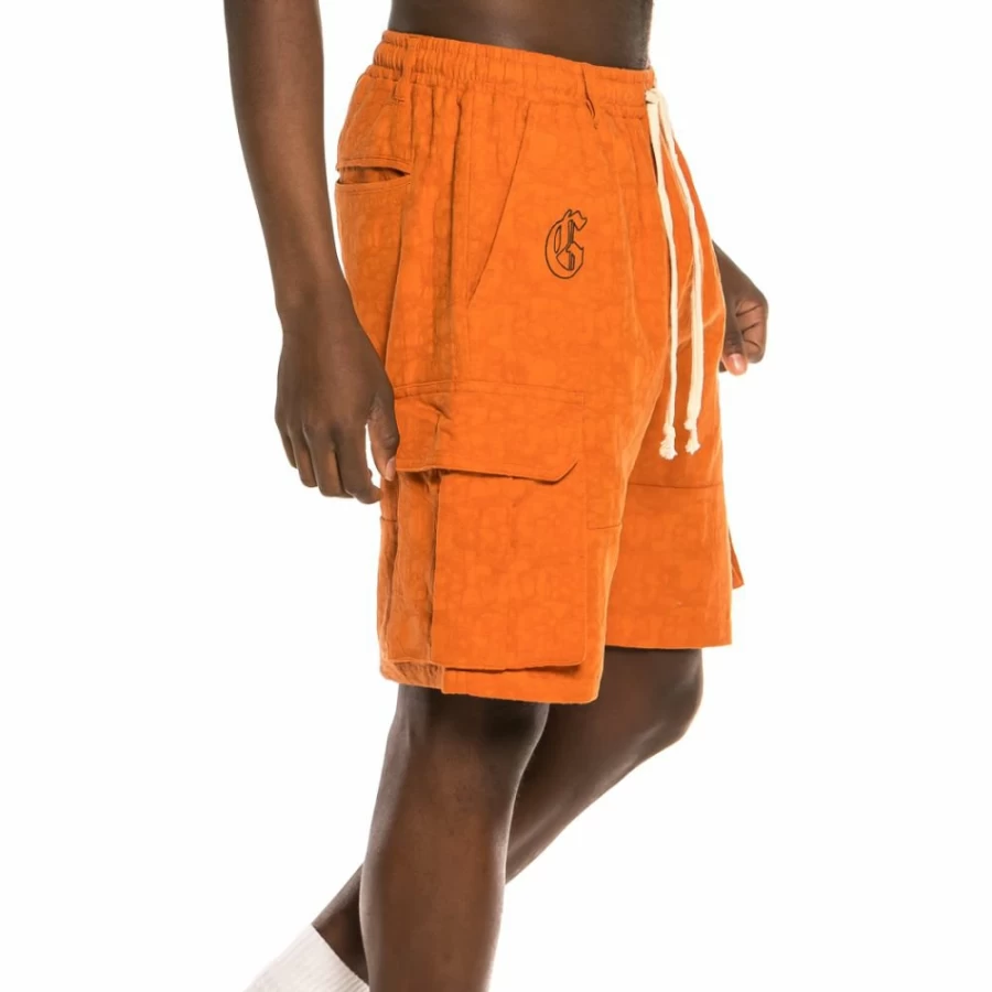 Grimey Cargo Shorts for Men - Brown Liveution Collection SS21 Casual Streetwear