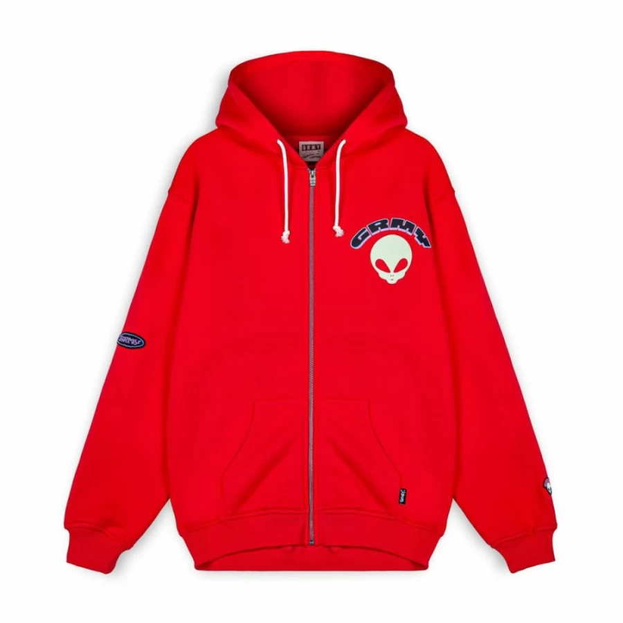 Grimey Ufollow Red Hoodie - Sudadera con Capucha for Men & Women | Spring 2023 Collection