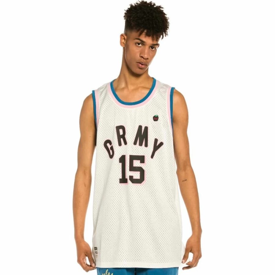 Grimey Mesh Camiseta De Tirantes White - Summer 2022 Collection