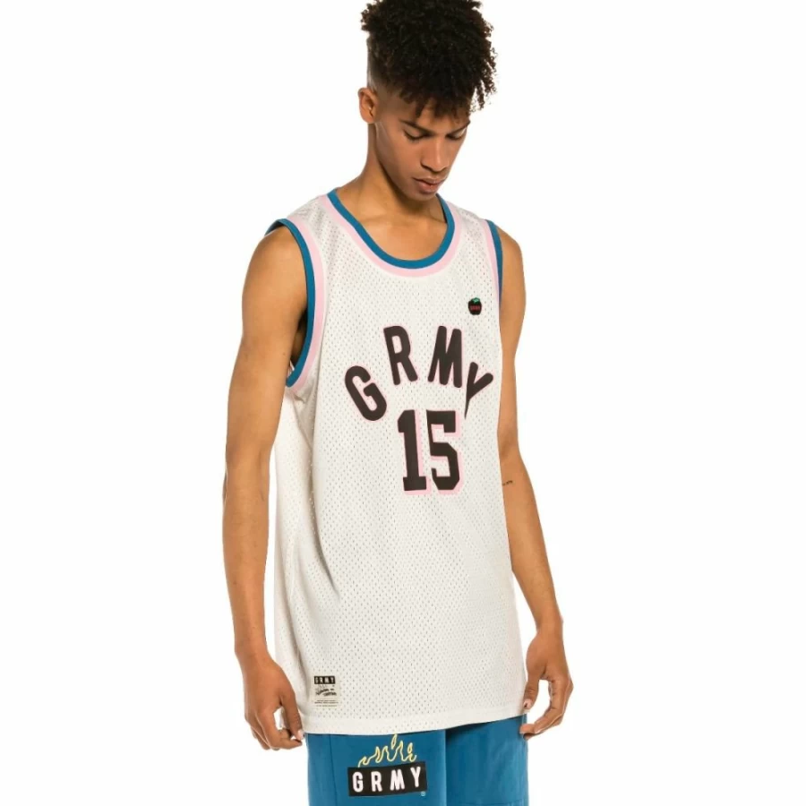 Grimey Mesh Camiseta De Tirantes White - Summer 2022 Collection