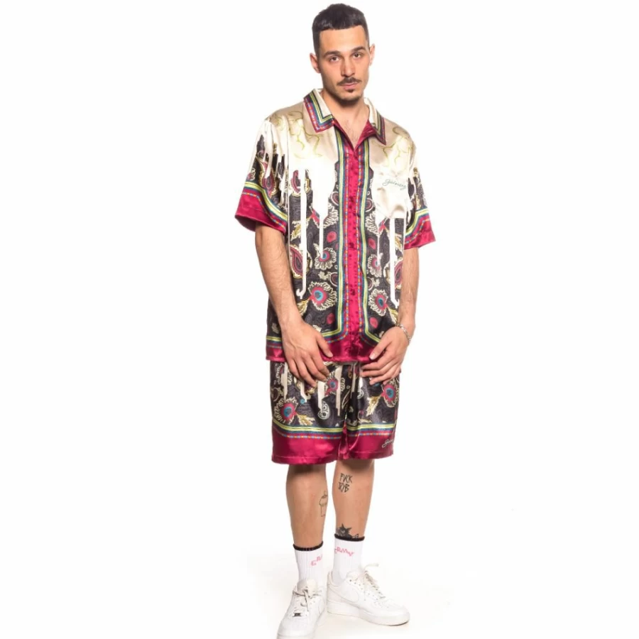 Grimey "Hope Unseen" White Shorts and Shirt Set - Summer 2021 Collection