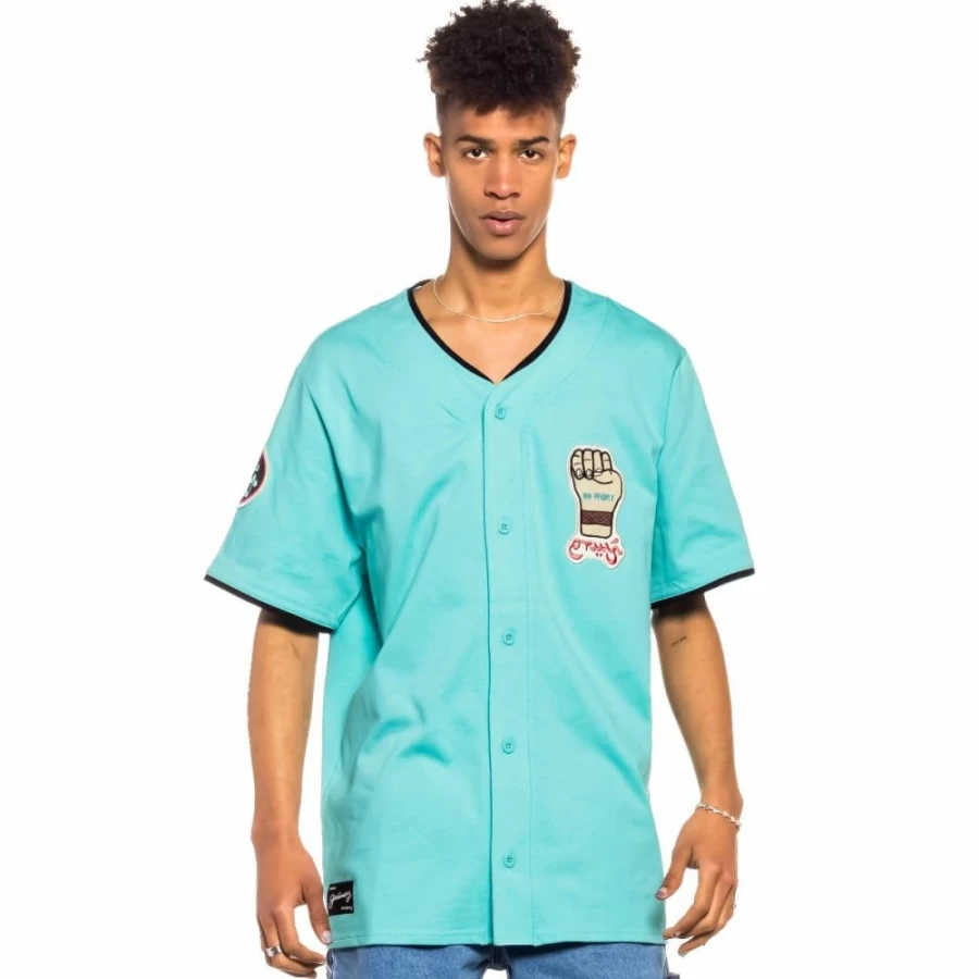 Grimey Blue Baseball Jersey - Dreamer Design for Spring 2022 Collection