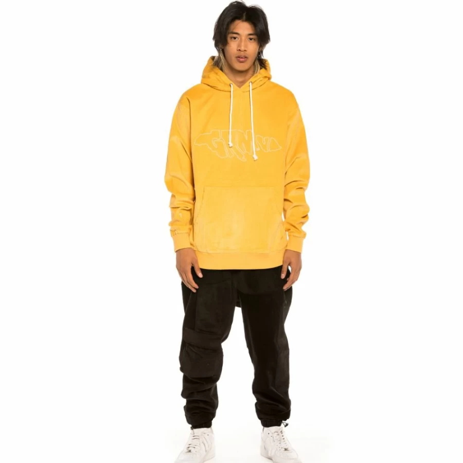 Grimey Corduroy "Aged Rum" Mustard Hoodie - Winter 2021 Collection