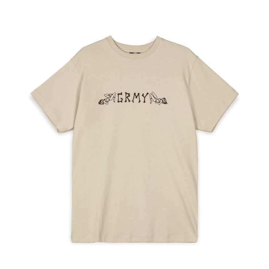 Grimey The Infame Cream T-Shirt | FW23 Collection | Streetwear Cotton Tee