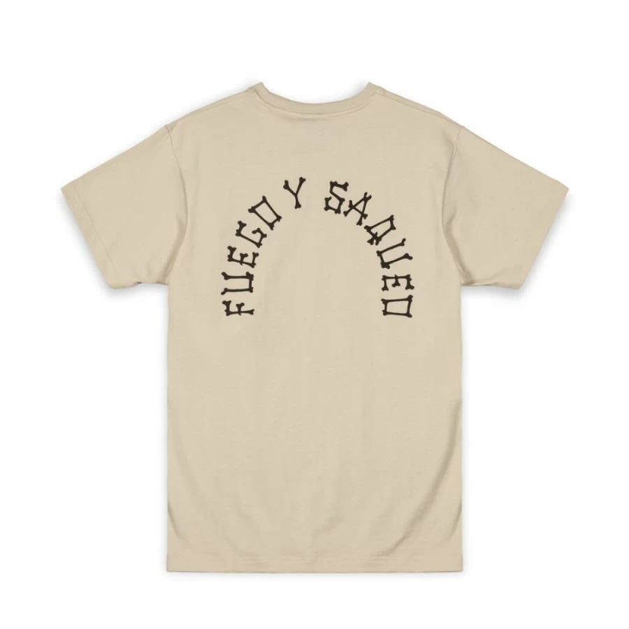 Grimey The Infame Cream T-Shirt | FW23 Collection | Streetwear Cotton Tee