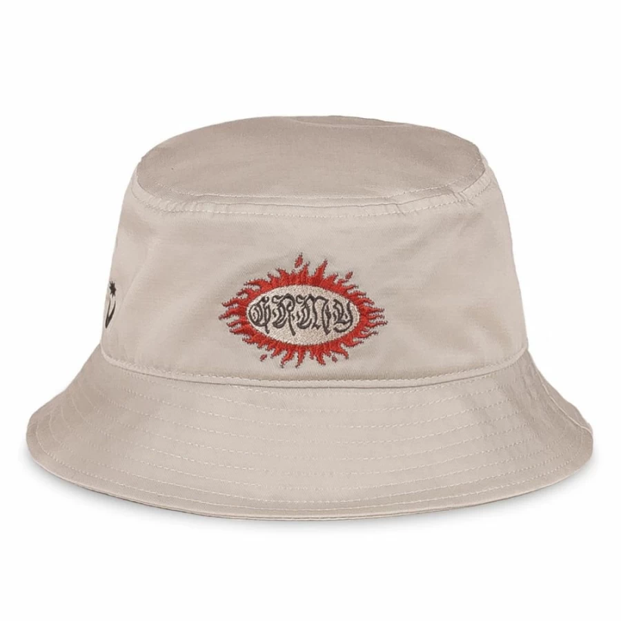 Grimey Fire Route Bucket Hat - White - Spring Summer 2023 Collection