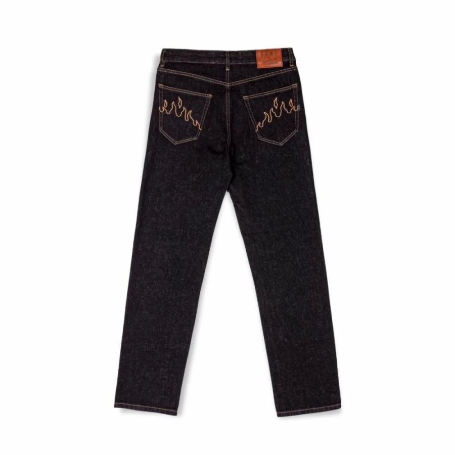 Grimey Snow Fox Raw Black Winter Pants for Men - Waterproof Snow Trousers L 22 Cold Weather Outdoor