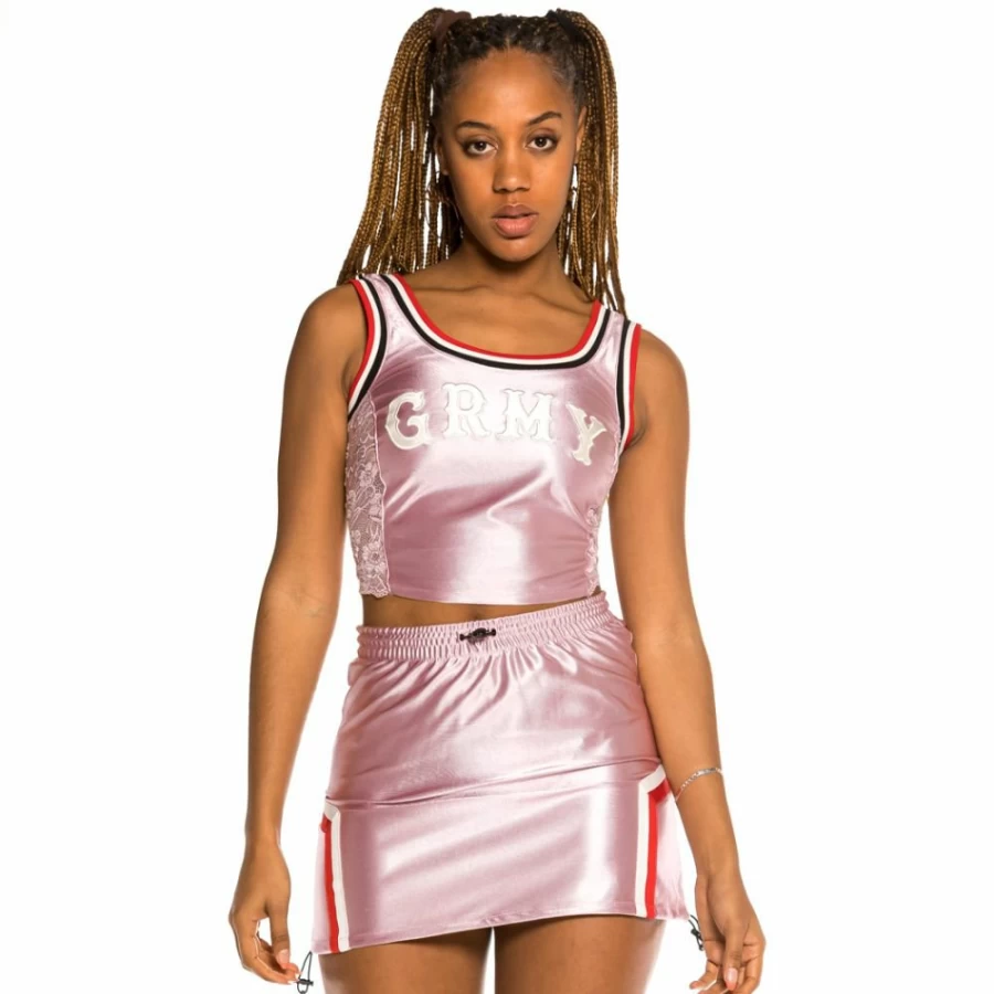 Grimey "The Loot" Pink Girl Top - Spring 2021 Fashion Trendy Women's T-Shirt