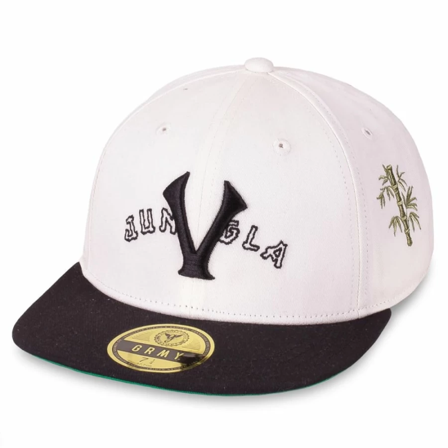 Grimey Pasion Gamberra GP X GRMY Fitted Cap White Fall 2022 Limited Edition Snapback Hat