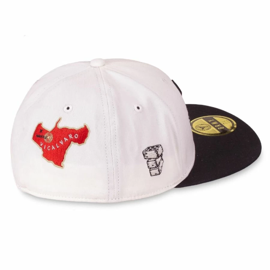 Grimey Pasion Gamberra GP X GRMY Fitted Cap White Fall 2022 Limited Edition Snapback Hat