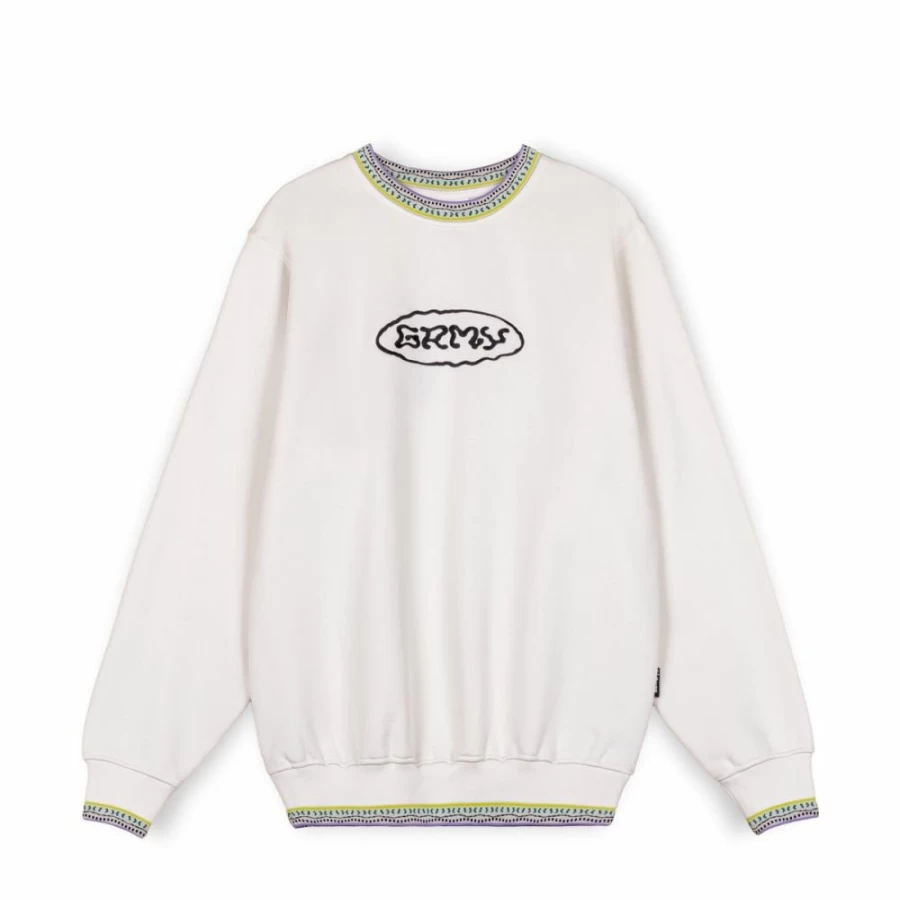 Grimey Ufollow White Hoodie - Spring 2023 Collection - Streetwear Sweatshirt