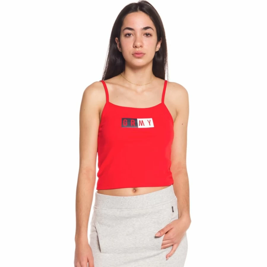 Grimey Girl Ashe Top Short Sleeve Red Summer 2018 Collection