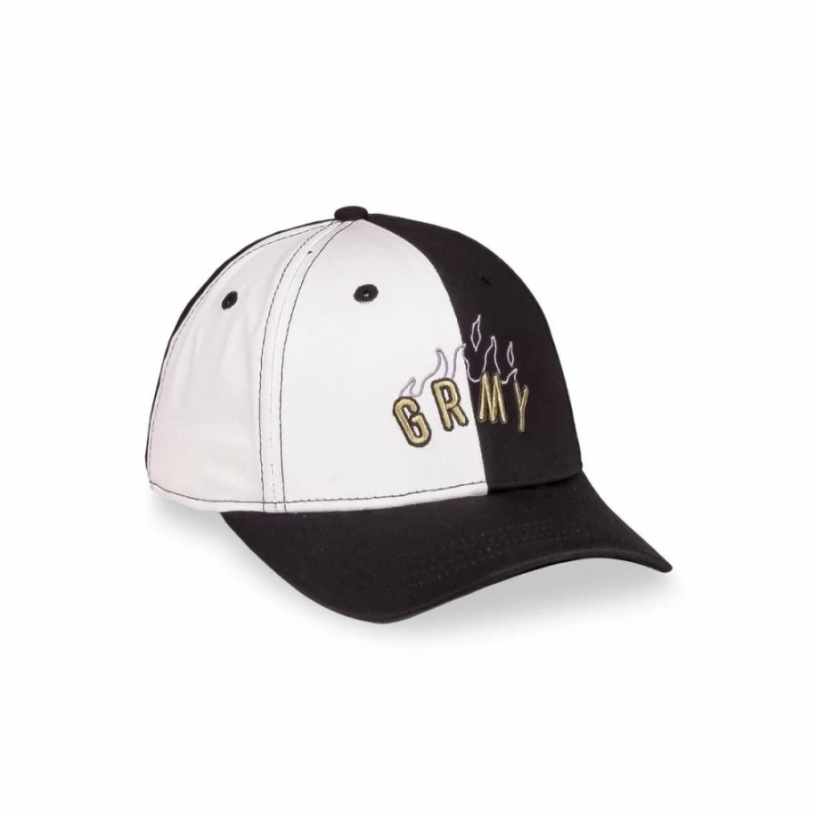 Grimey Black Cloven Tongues Curved Visor Cap - Summer 2023 Streetwear Hat