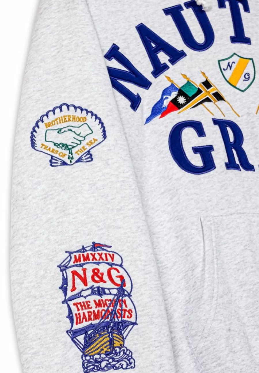 Grimey Mighty Harmonist Nautica Sweatshirt - Sport Grey - SS24 Collection
