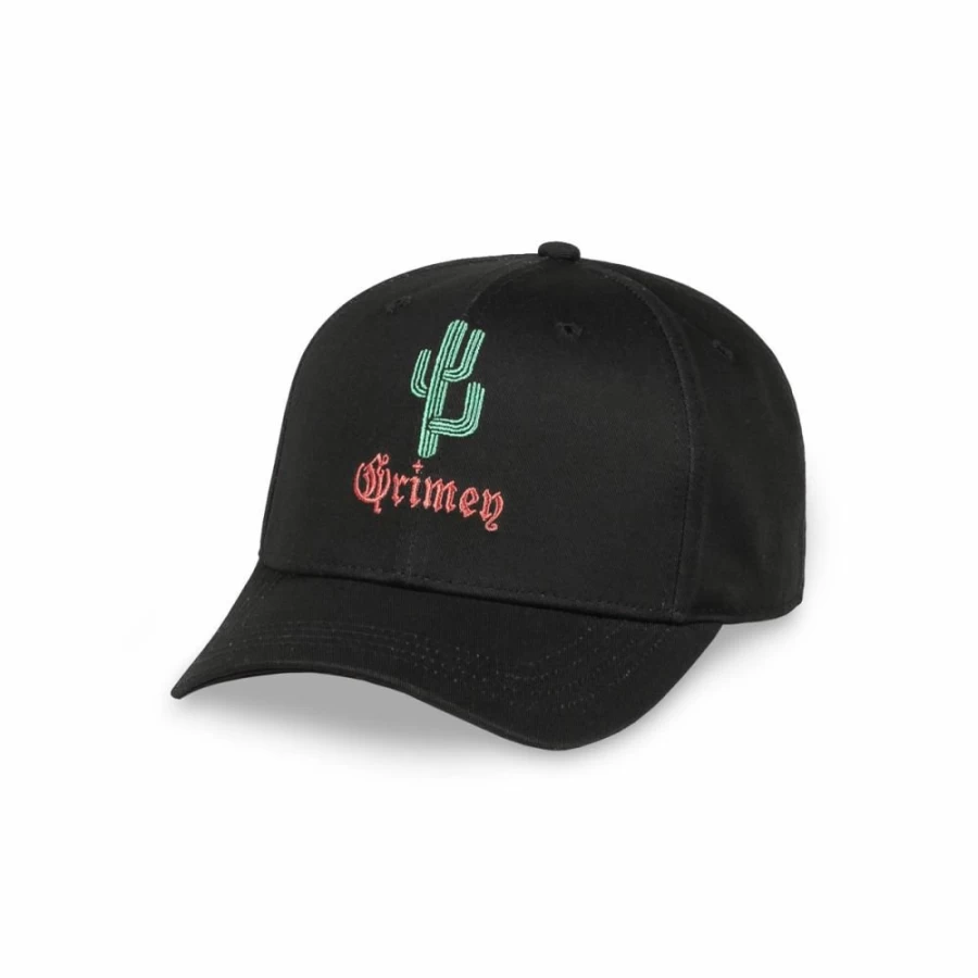 Grimey Panic Pride Curved Visor Snapback Cap - Black - SS24 Collection