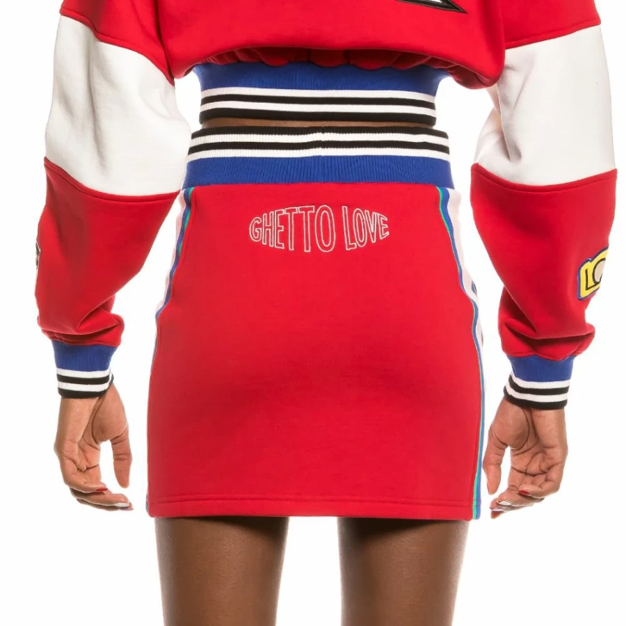 Grimey Arch Rival Mini Skirt in Red | FW20 Collection | Streetwear Fashion